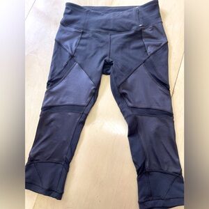 CALIA‎ capri leggings, mesh inset, M, GUC